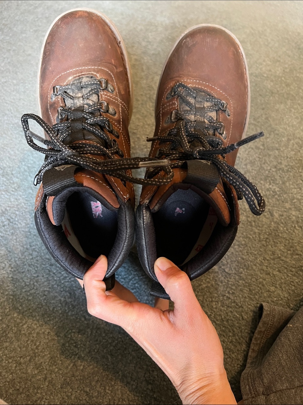 Rocky Brown Lace-Up Work Boots - Picture 5 of 6